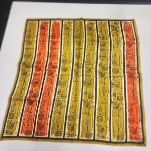 Vintage Vera Musical Jazz Late 40s Pure Silk Scarf Vera Neumann Wonderfulness
